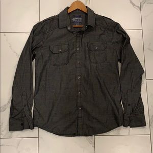 American Rag long sleeve snap up shirt